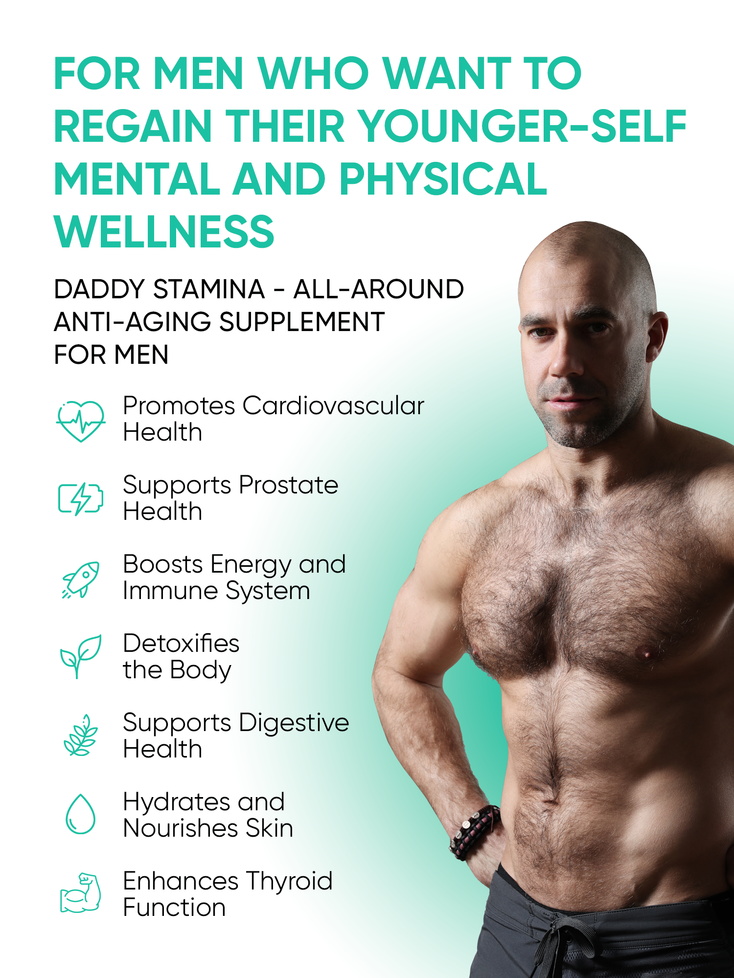 DADDY - ANTI-AGING - REGAIN YOUR YOUNGER-SELF MENTAL, AND PHYSICAL WELLNESS