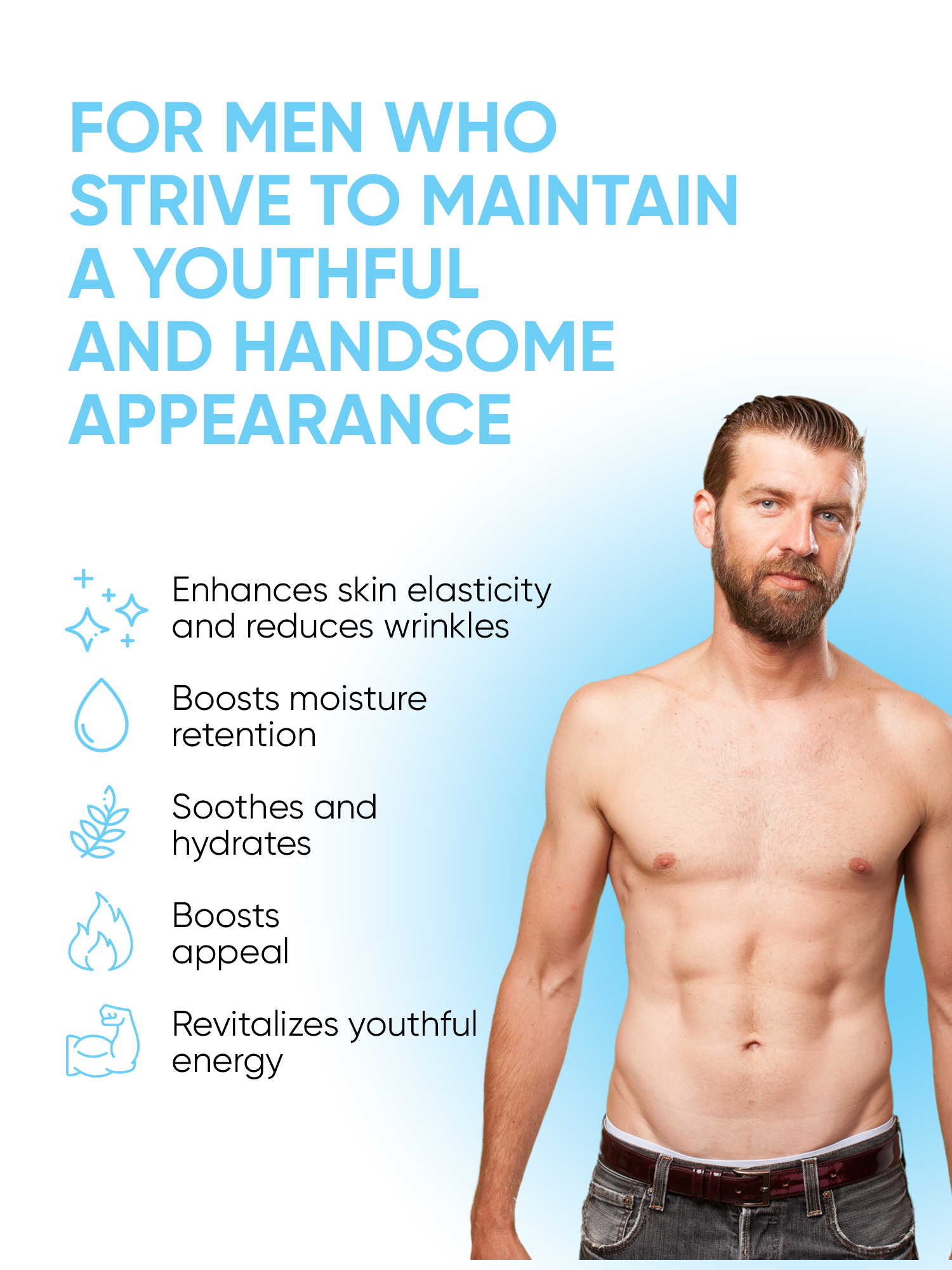 HANDSOME - ANTI-AGING COLLAGEN - REGAIN YOUR YOUTHFUL SKIN, REDUCE WRINKLES, ENHANCE GLOW